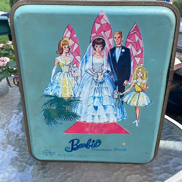 Vintage Barbie Trousseau Trunk-stamped 1964 by Mattel - Picture 2 of 9